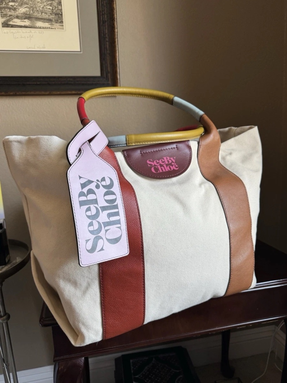 Laetizia Tote Bag in Burnt Henna
SEE BY CHLOE NWT Burnt Henna